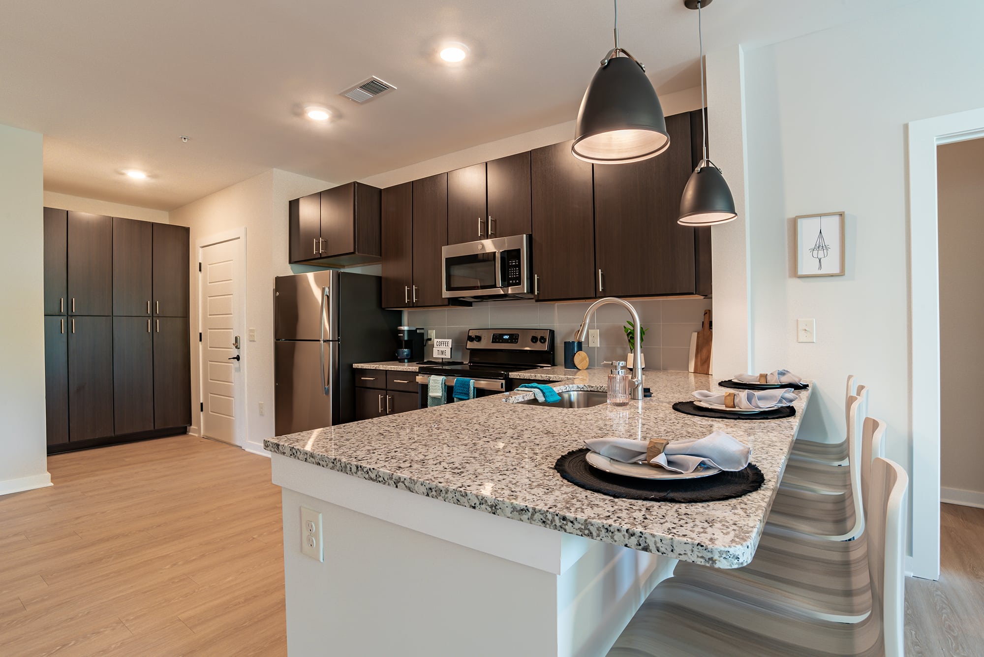 the edition on rosemary apartments near unc chapel hill spacious kitchen